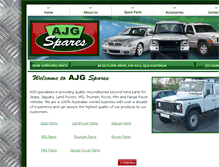 Tablet Screenshot of ajgspares.com